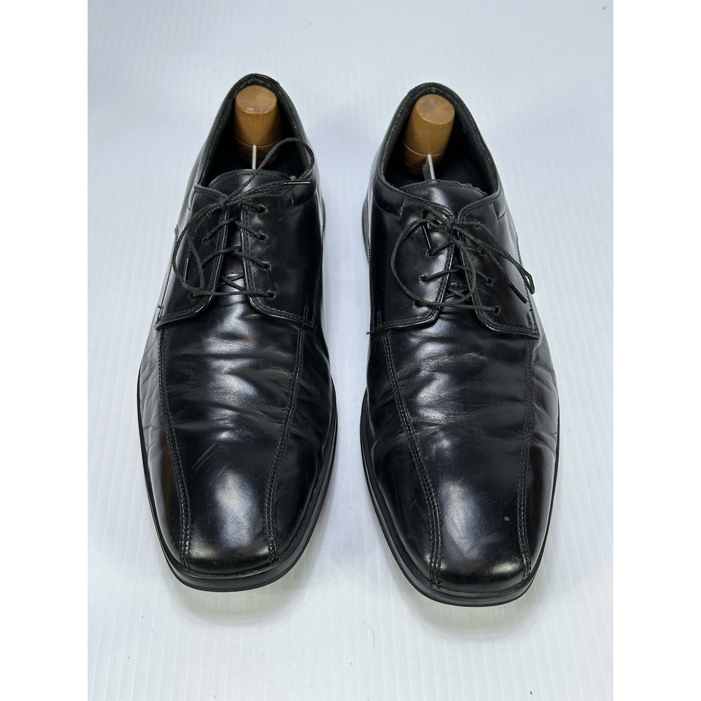 Cole Haan NikeAir Mens Black Leather Comfort Oxford Lace Up Shoes 9.5 M